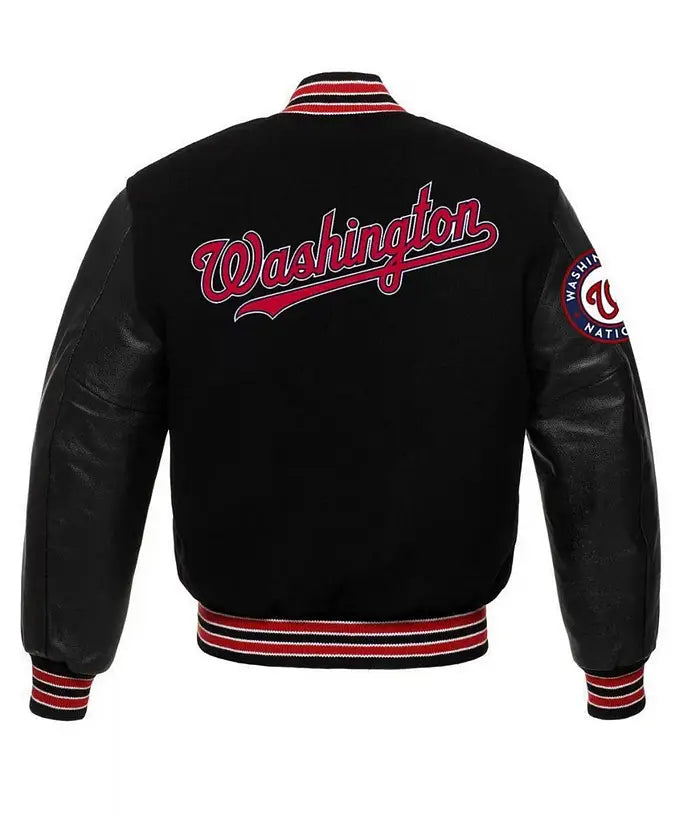 Washington Nationals Varsity Jacket – Back View