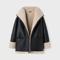 Women's Oversized B3 RAF Aviator Sheepskin Shearling Jacket