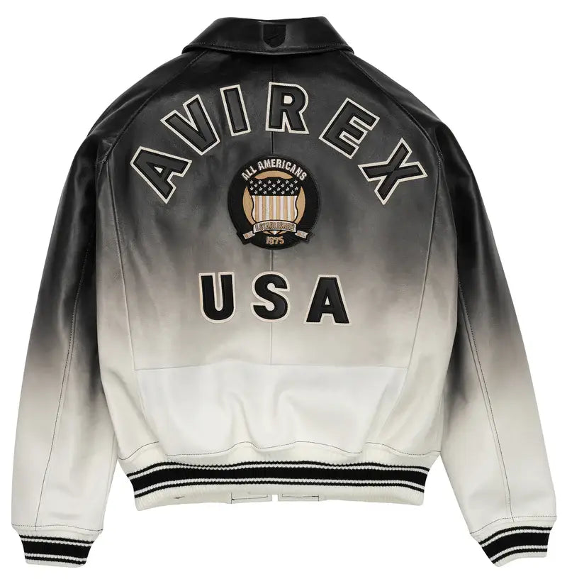 Avirex Vintage Dawn Icon Leather Jacket – Back View 2