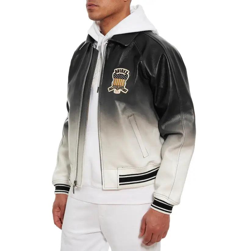 Avirex Vintage Dawn Icon Leather Jacket – Front View 3