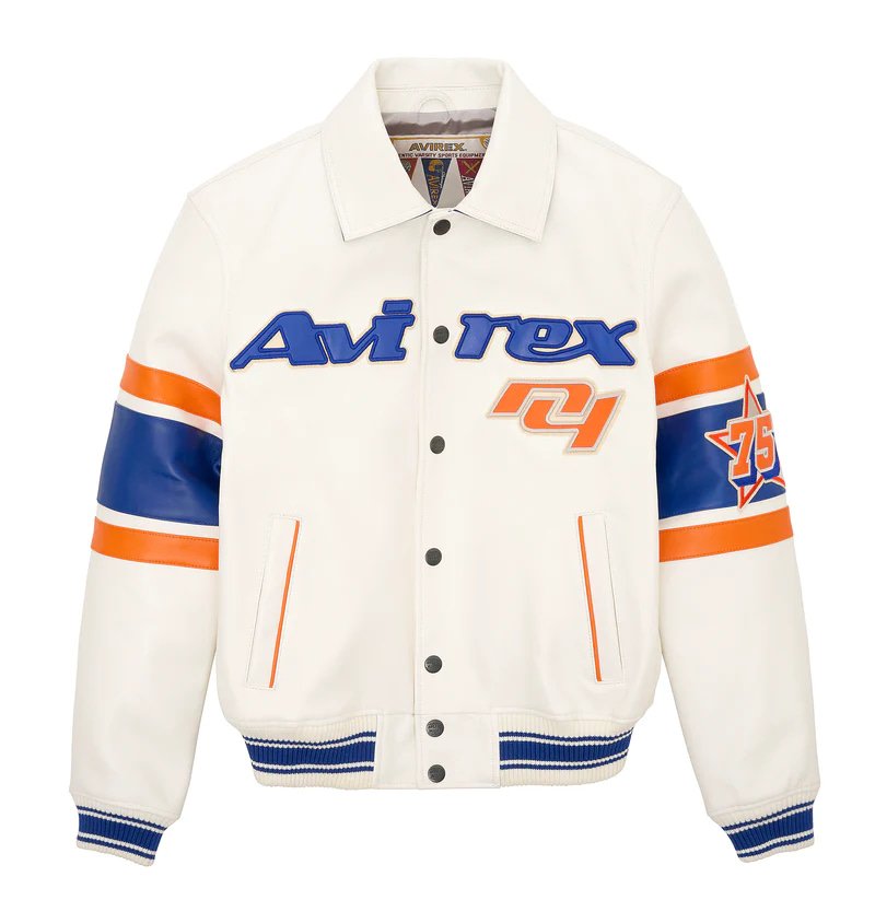 Avirex New York Leather Bomber Jacket
